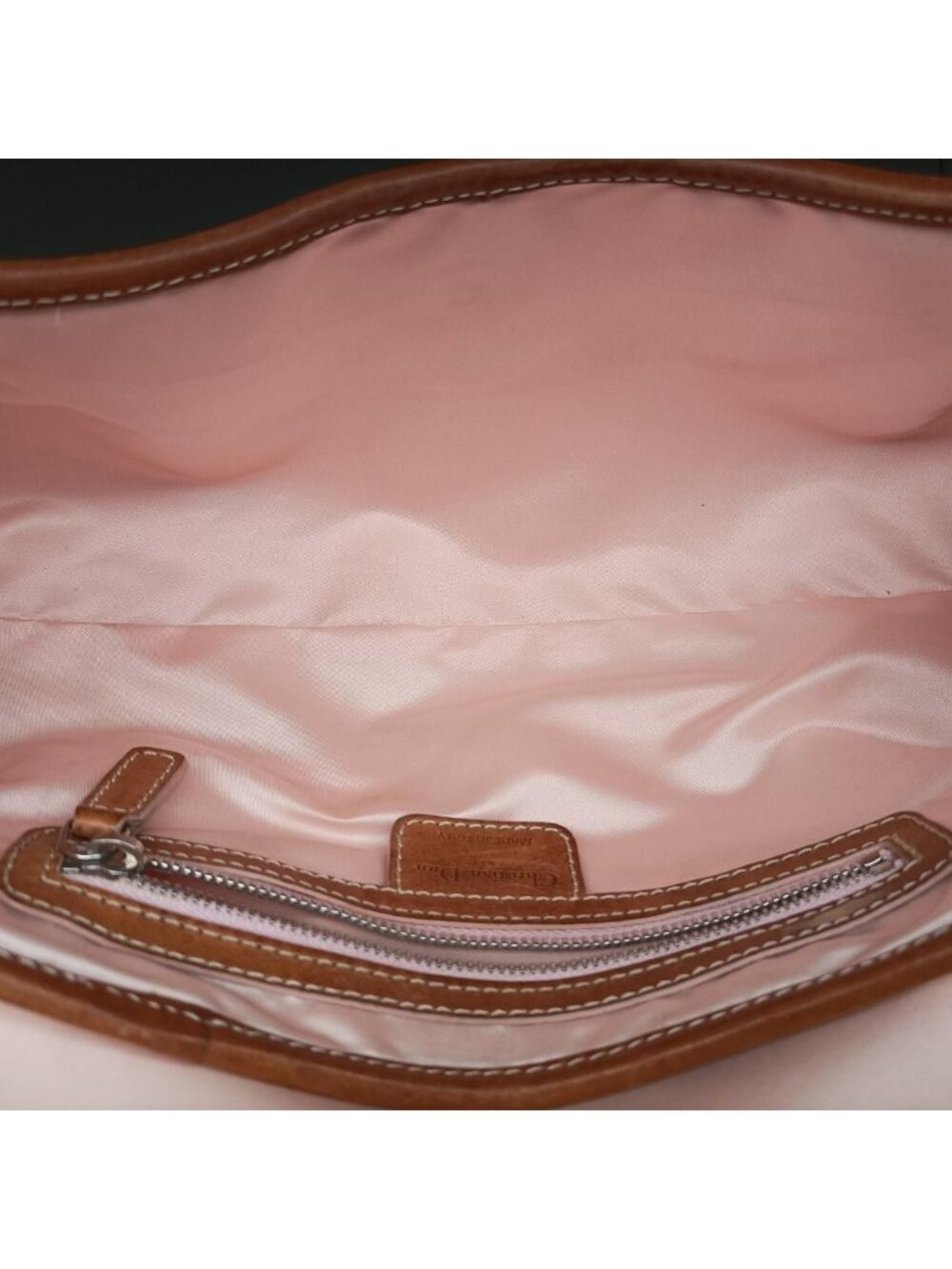 ★SOLD★ Dior Romantic Heart Trotter Beige Brown Pink Canvas Xleather Messenger - Picture 9 of 15